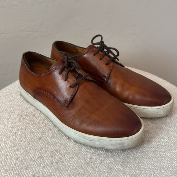 Magnanni Lonzo Hybrid Dress Sneaker in Cognac Size 7.5 - Picture 5 of 10